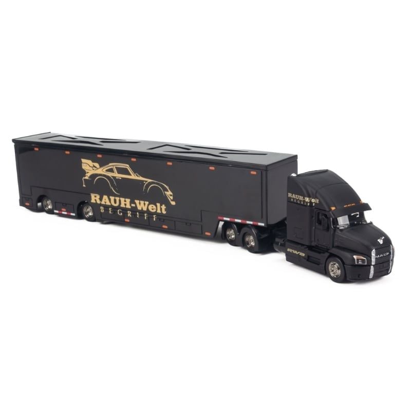 Mô hình xe Mack Anthem Truck RAUH-WELT Car Transporter 2020 1:64 MAISTO