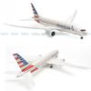  Mô hình máy bay American Airlines Boeing B787 47cm lắp ráp có đèn Everfly 