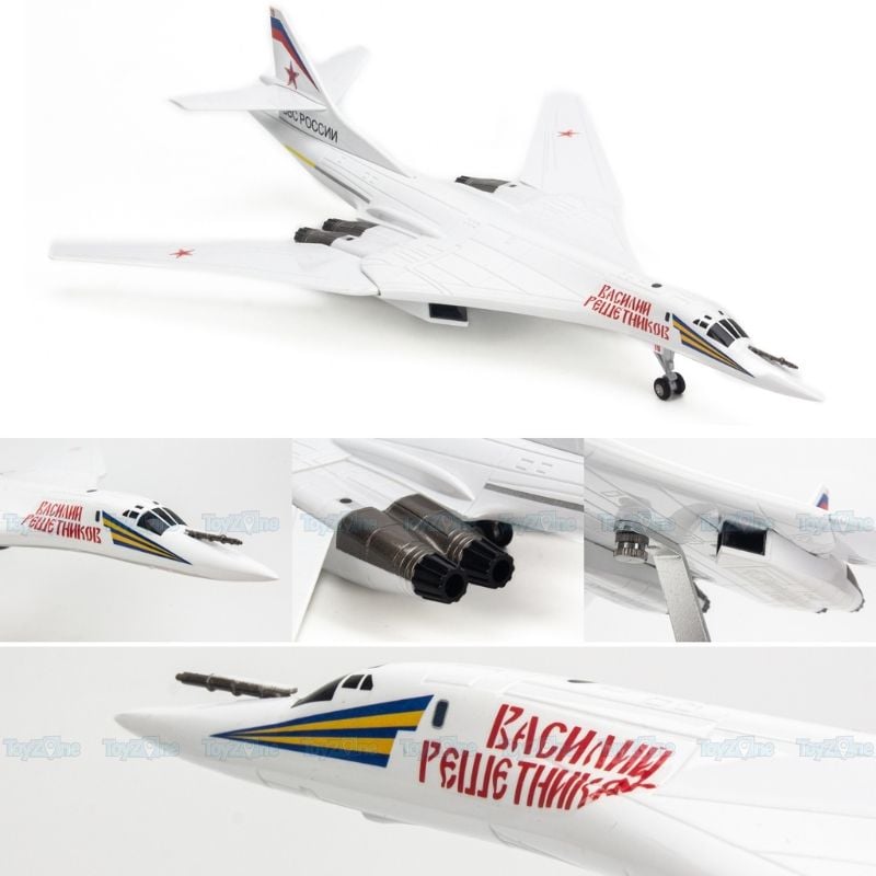Mô hình máy bay ném bom chiến lược Tupolev Tu-160M2 Blackjack 1:144 NUOTIE