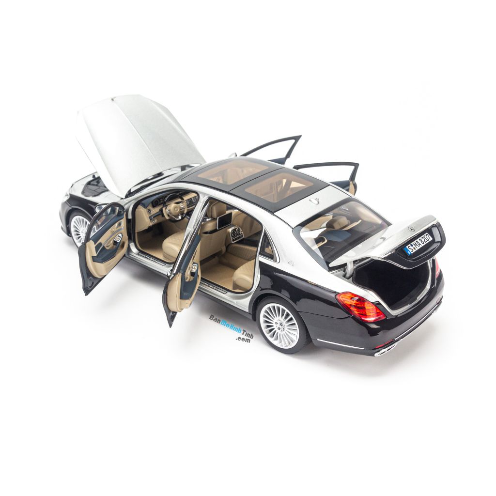 Mô hình xe Mercedes Maybach S650 W222 2019 1:18 Norev