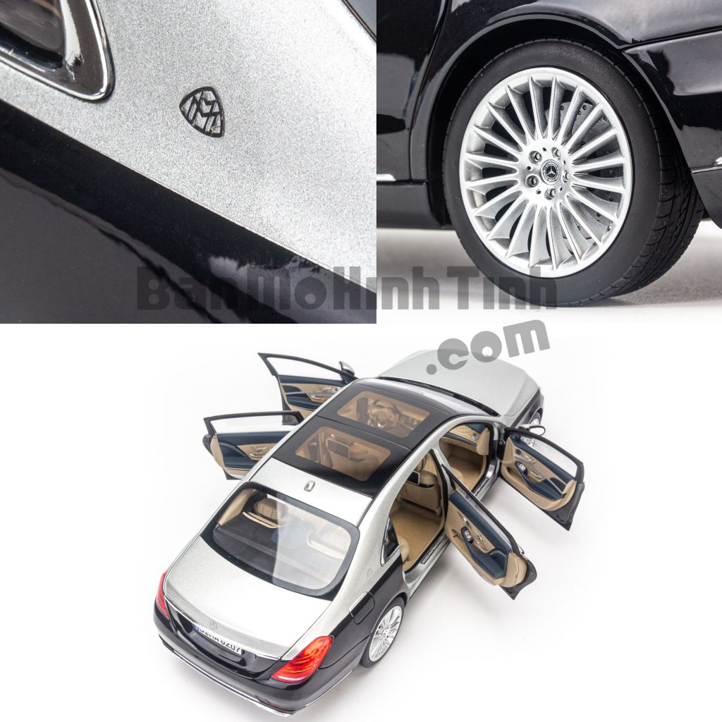 Mô hình xe Mercedes Maybach S650 W222 2019 1:18 Norev