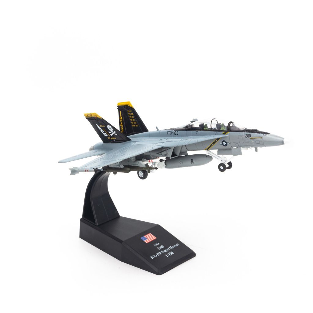  Mô hình máy bay chiến đấu F/A-18B Hornet McDonnell Douglas 1:100 WLTK 