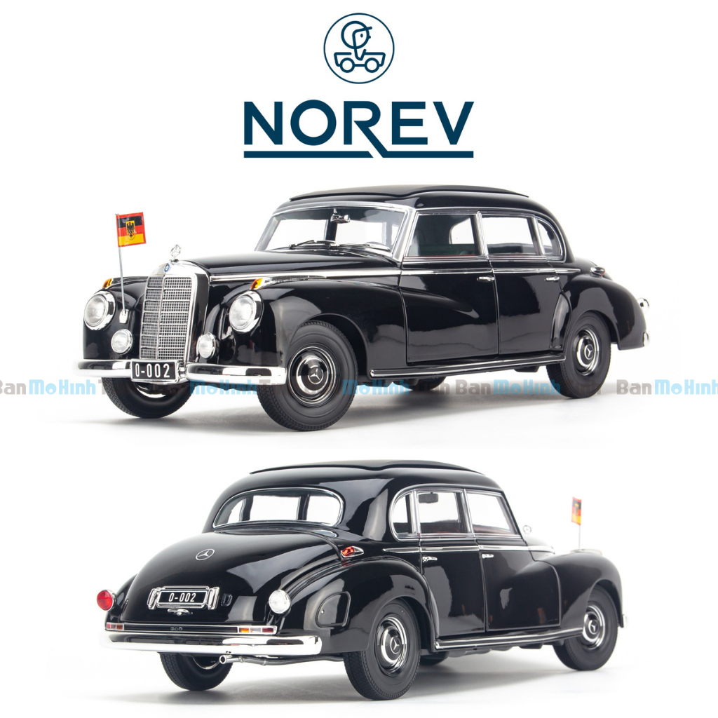 Mô hình xe Mercedes-Benz 300S W186 1:18 Norev