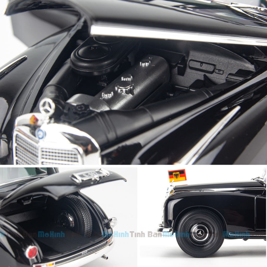 Mô hình xe Mercedes-Benz 300S W186 1:18 Norev