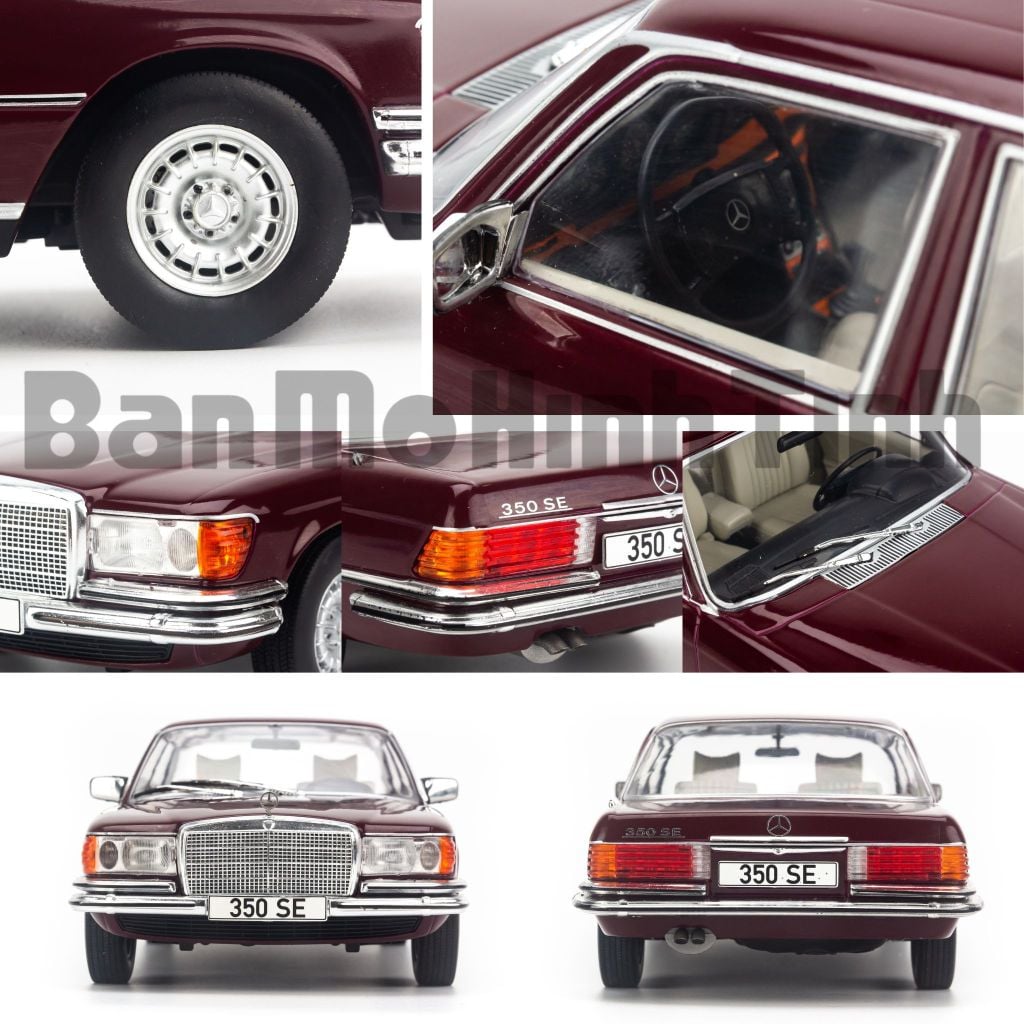  Mô hình xe Mercedes Benz 350SE 1972 1:18 MCG 