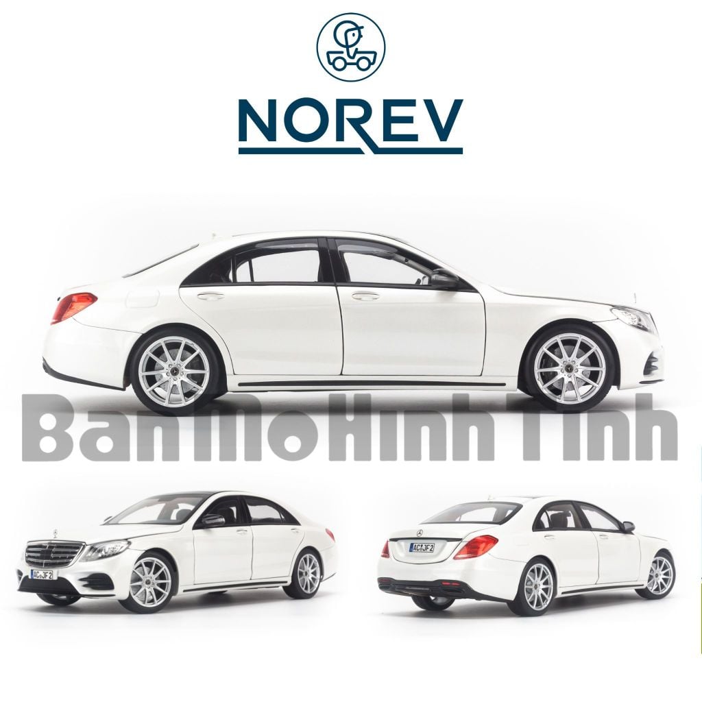 Mô hình xe Mercedes Benz S450L 2018 1:18 Norev