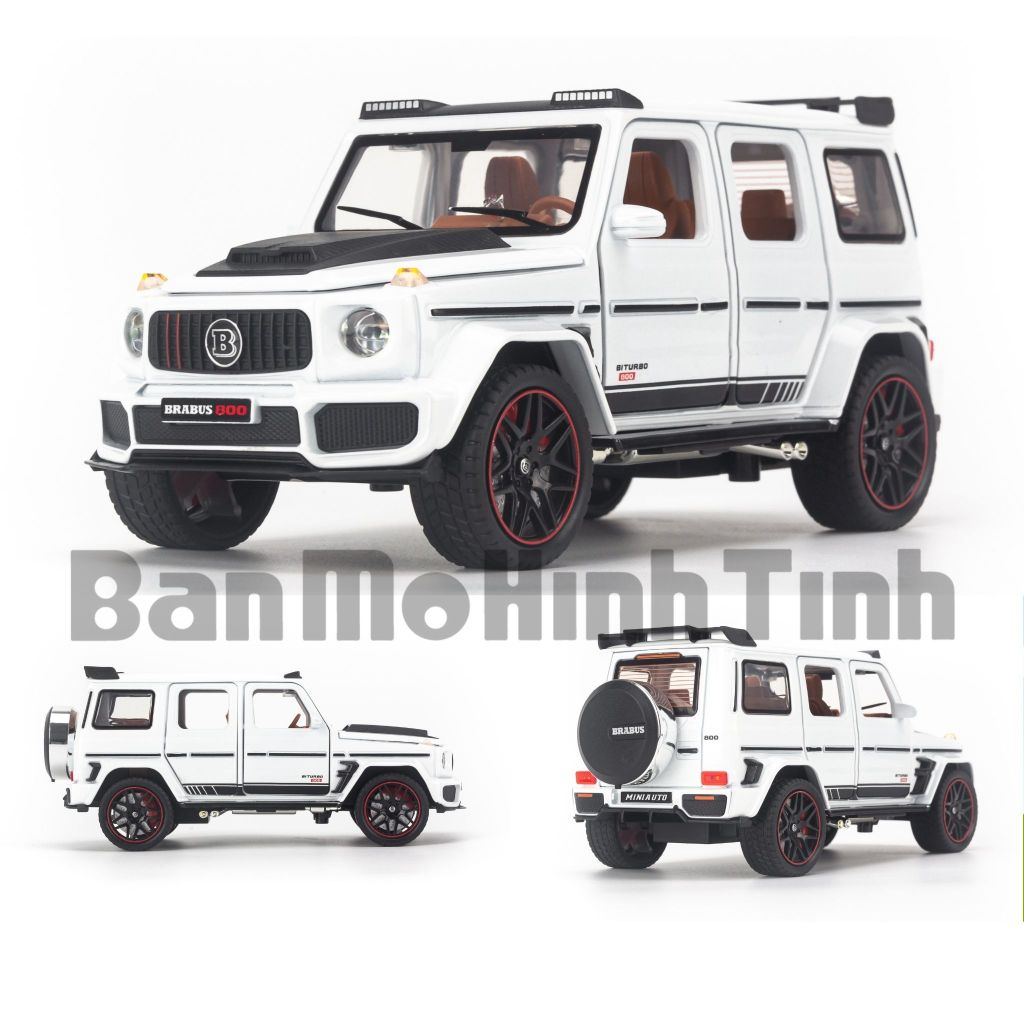 Mô hình xe Mercedes Brabus G800 1:32 Miniauto
