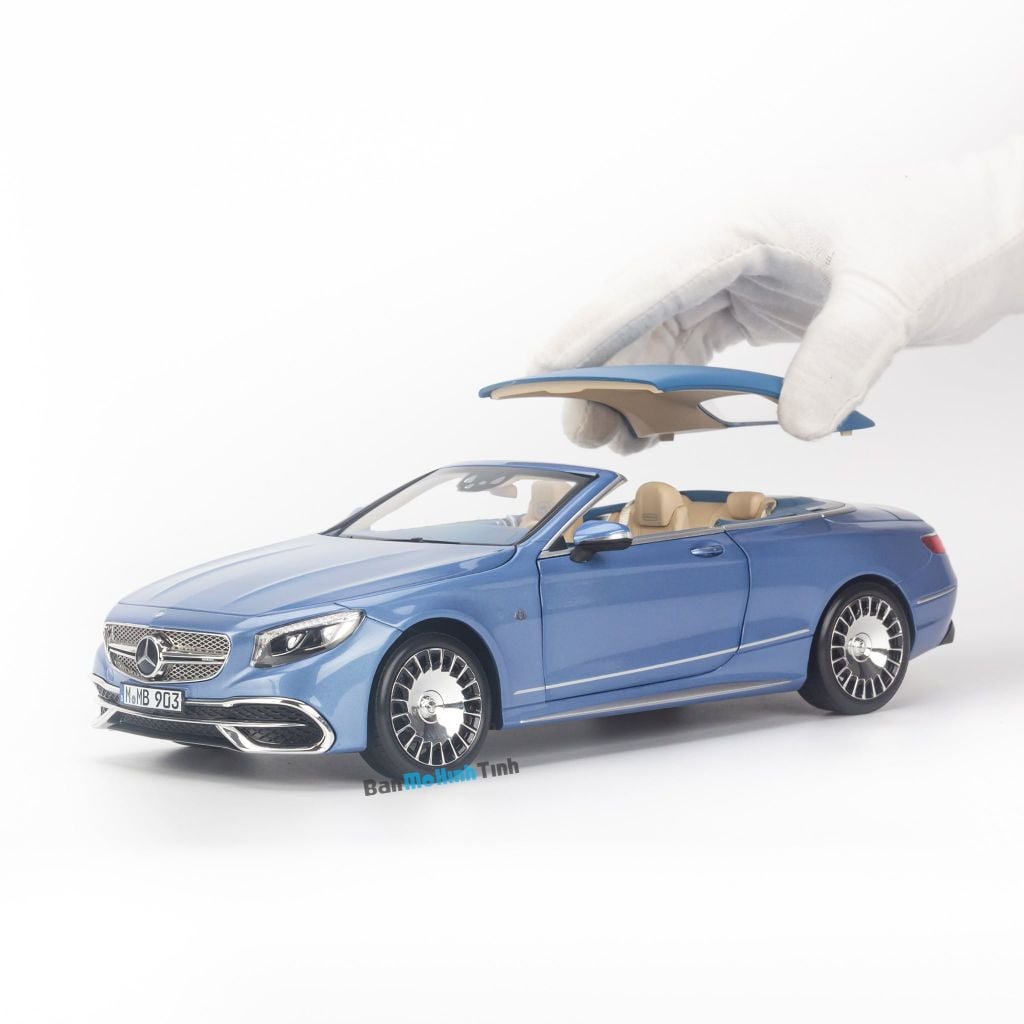  Mô hình xe Mercedes S650 Maybach Convertible 2018 1:18 Norev 