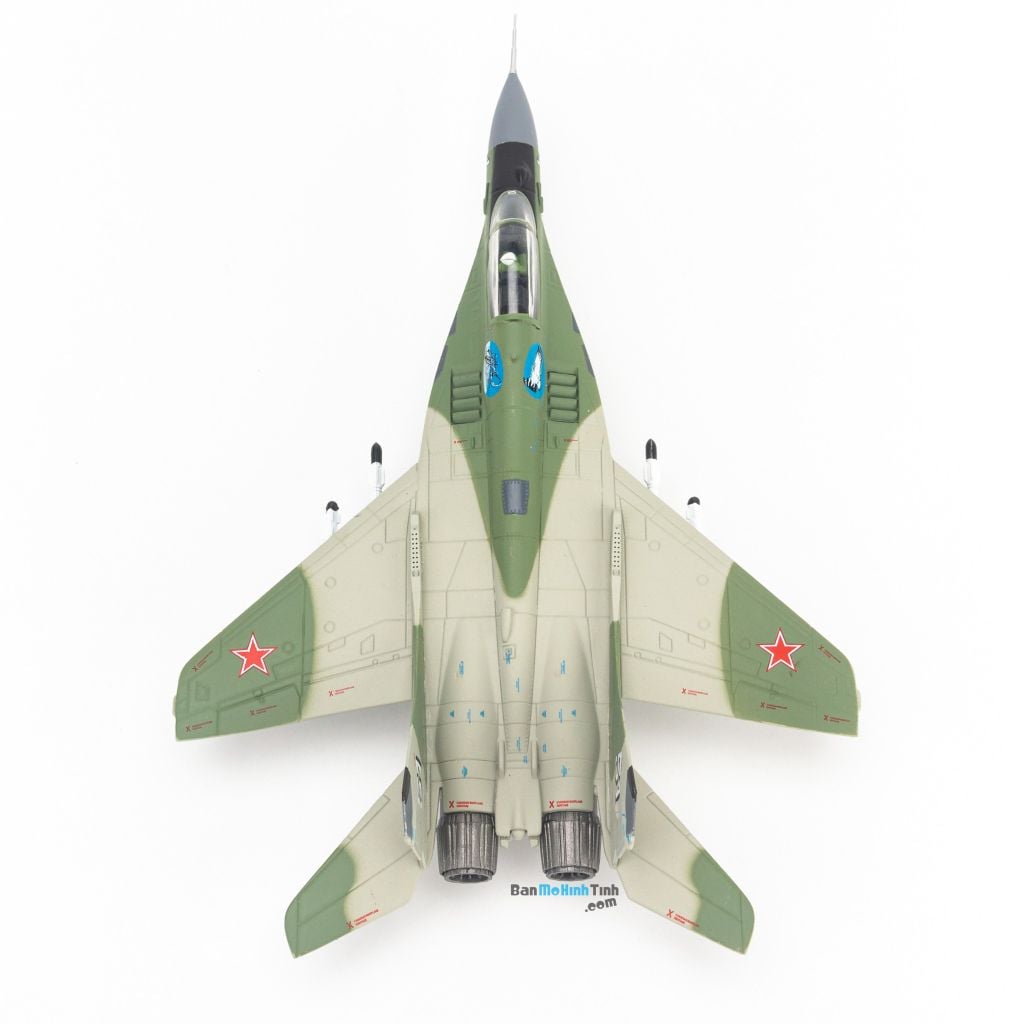  Mô hình máy bay chiến đấu MiG-29 Fulcrum C Mikoyan Russia 1:100 NSmondel 
