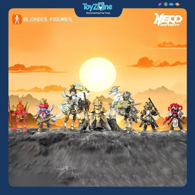 Mô hình đồ chơi Lắp ráp Blind box Herospire Galaxy Version Turbo 04 Clash Of God Model Kits BLOKEES