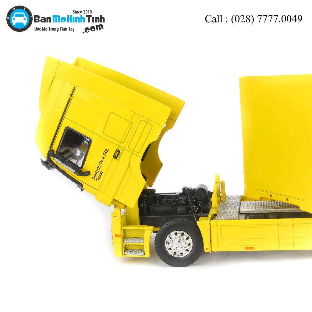 Mô hình xe Container Mercedes-Benz Actros - DHL 1:50 Dealer