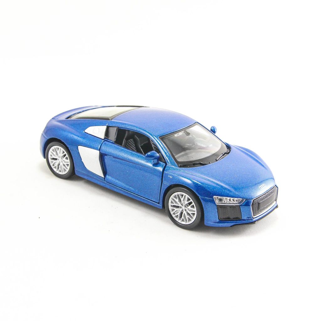  Mô hình xe Audi R8 V10 2016 Blue 1:36 Welly 