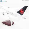 Mô hình máy bay lắp ráp có đèn led Canada Boeing B787 47cm Everfly Black