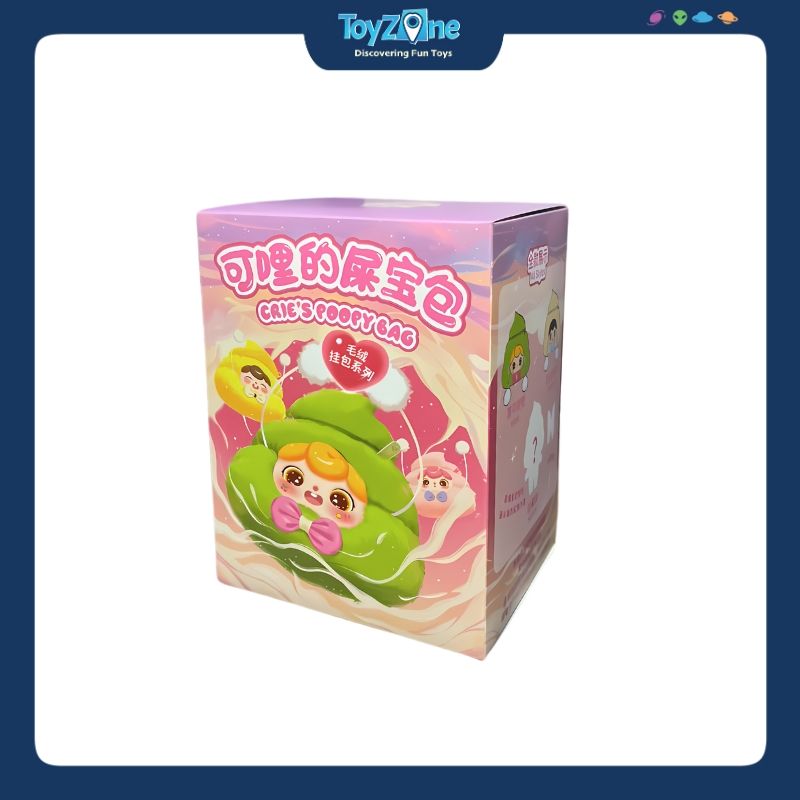  Mô hình Blind box Gấu bông Crie's Poopy Bag THREE BABIES TOY 