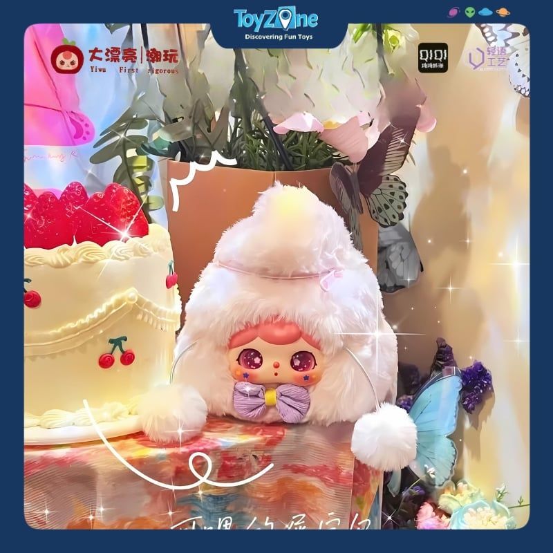  Mô hình Blind box Gấu bông Crie's Poopy Bag THREE BABIES TOY 