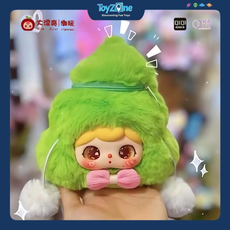  Mô hình Blind box Gấu bông Crie's Poopy Bag THREE BABIES TOY 