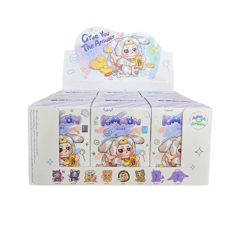 Mô hình Blind box Gấu bông Kimmon Give You The Answer ( Cho Bạn Câu Trả Lời ) NAYANAYA