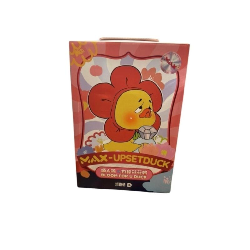 Mô hình Blind box Gấu Bông Max Upset Duck Bloom For U Duck 400% RONGCREATOR