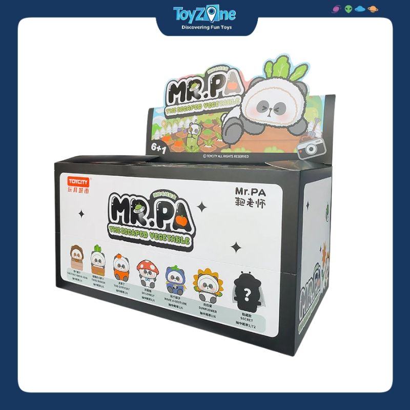 Mô hình Blind box Gấu bông Mr.Pa The Escaped Vegetable ( Rau Củ Chạy Trốn ) TOYCITY