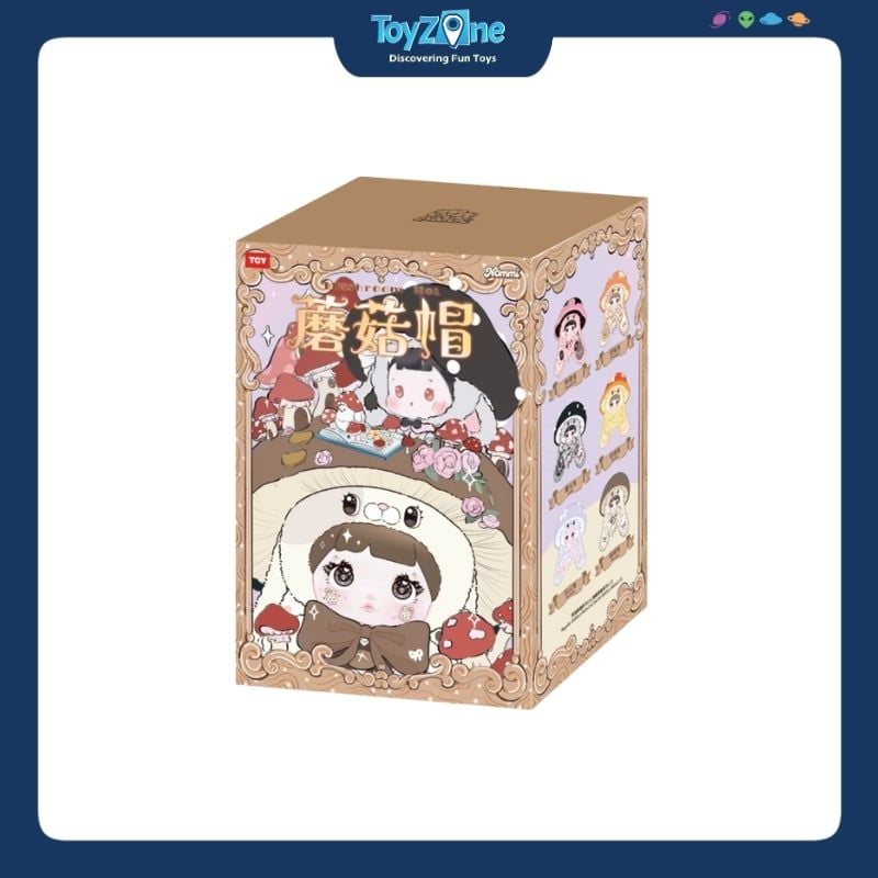 Mô hình Blind box Gấu bông Nommi 400% V2 Mushroom Hat HITOY