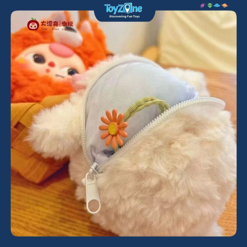 Mô hình Blind box Gấu bông Take Me Out Zipper Bag BABY THREE
