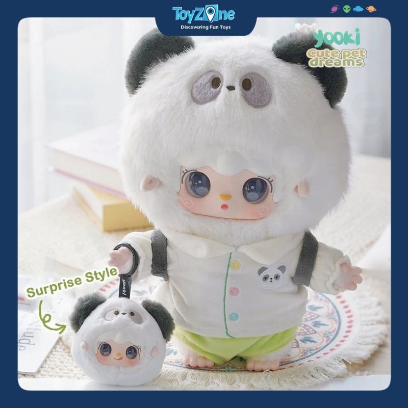 Mô hình Blind box Gấu bông Yooki Cute Pet Dreams 400% ( Giấc Mơ Thú Cưng Dễ Thương ) YALLI STUDIO