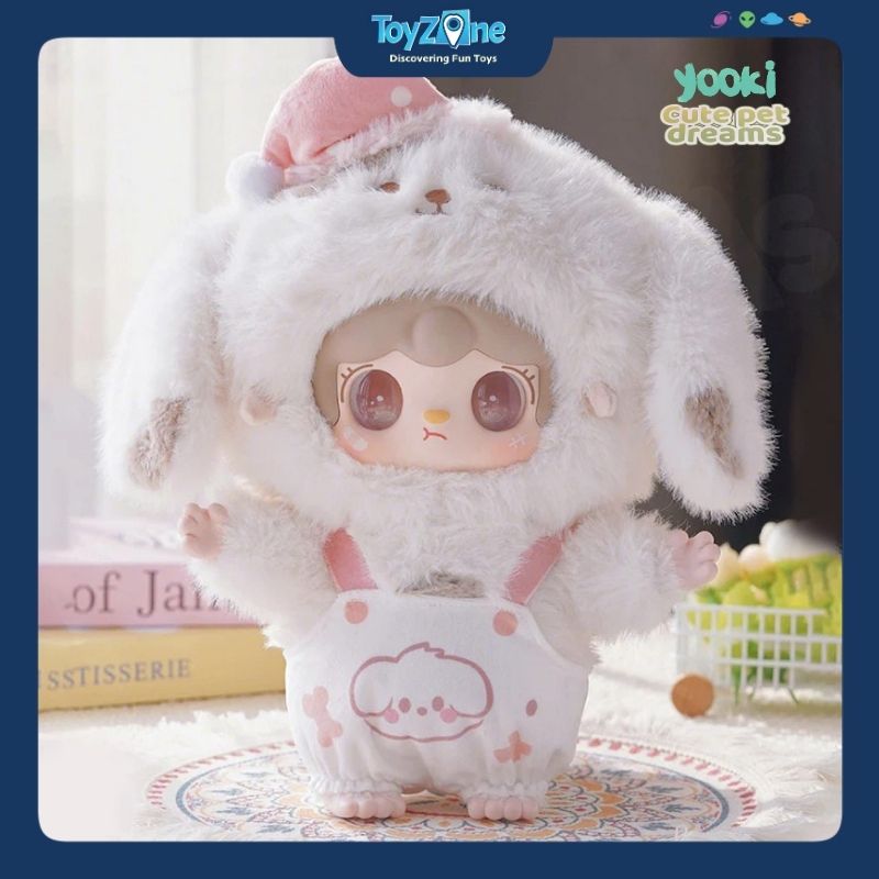 Mô hình Blind box Gấu bông Yooki Cute Pet Dreams 400% ( Giấc Mơ Thú Cưng Dễ Thương ) YALLI STUDIO