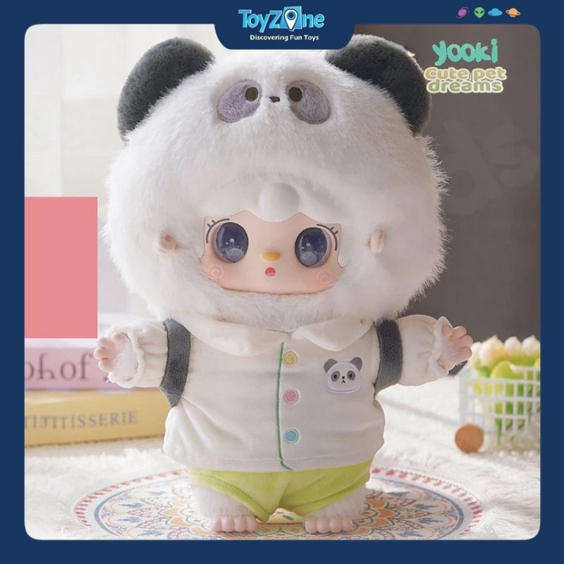Mô hình Blind box Gấu bông Yooki Cute Pet Dreams 400% ( Giấc Mơ Thú Cưng Dễ Thương ) YALLI STUDIO