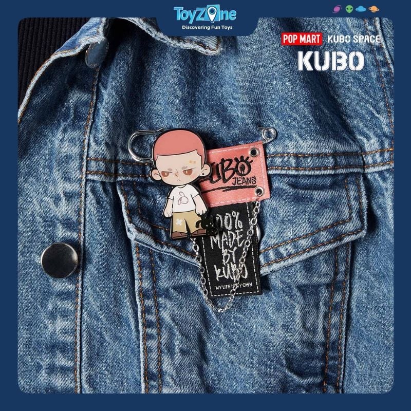 Mô hình Blind box KUBO Jeans Ghim cài áo Series Badge POP MART
