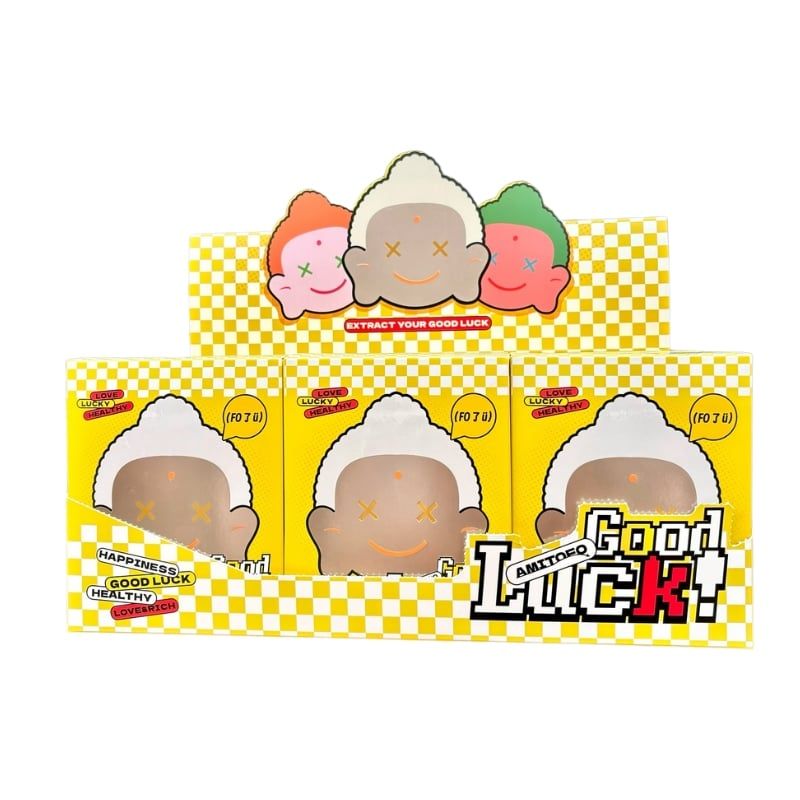 Mô hình Blind box Móc khóa Gấu bông Amitofo Good Luck AMITOFO