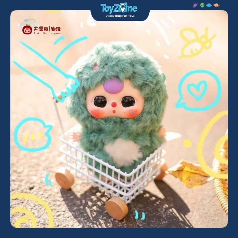  Mô hình Blind box Móc khóa Gấu bông Baby Three V3 Mini CUREPLANETA 