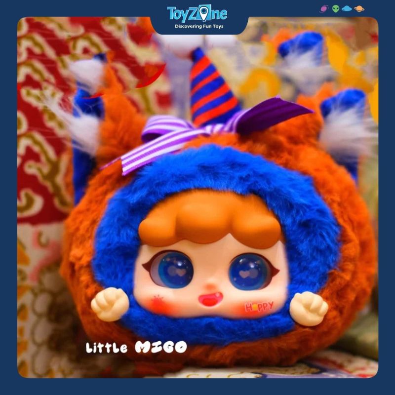 Mô hình Blind box Móc khoá Gấu bông Migo Dream Circus ( Migo Rạp Xiếc Trong Mơ ) HAPPY GHOST