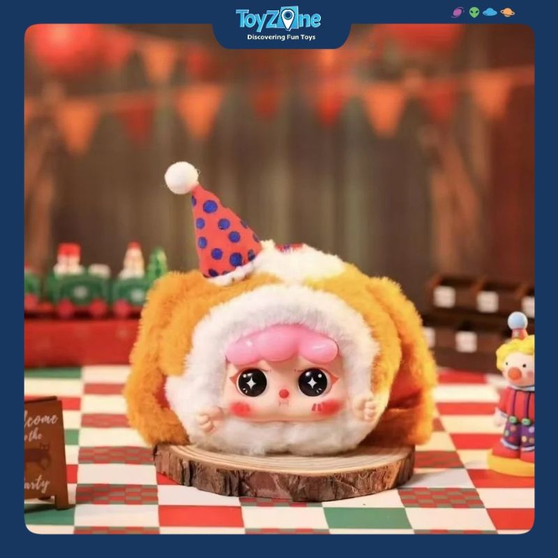 Mô hình Blind box Móc khoá Gấu bông Migo Dream Circus ( Migo Rạp Xiếc Trong Mơ ) HAPPY GHOST