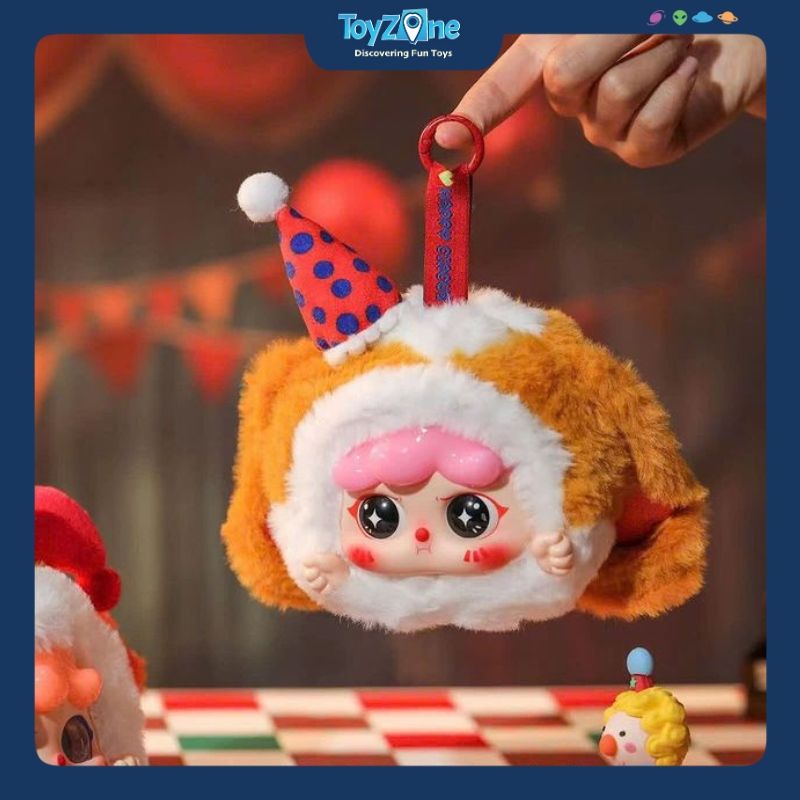 Mô hình Blind box Móc khoá Gấu bông Migo Dream Circus ( Migo Rạp Xiếc Trong Mơ ) HAPPY GHOST