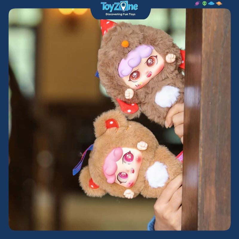 Mô hình Blind box Móc khoá Gấu bông Migo Sneaky ( Migo Lén Lút ) HAPPY GHOST