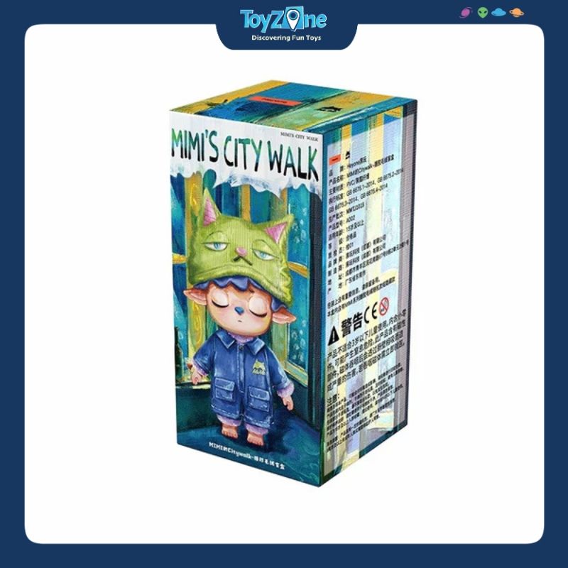 Mô hình Blind box Móc khóa Gấu bông Mimi City Walk ( Đi Dạo Trong Thành Phố ) HEYONE