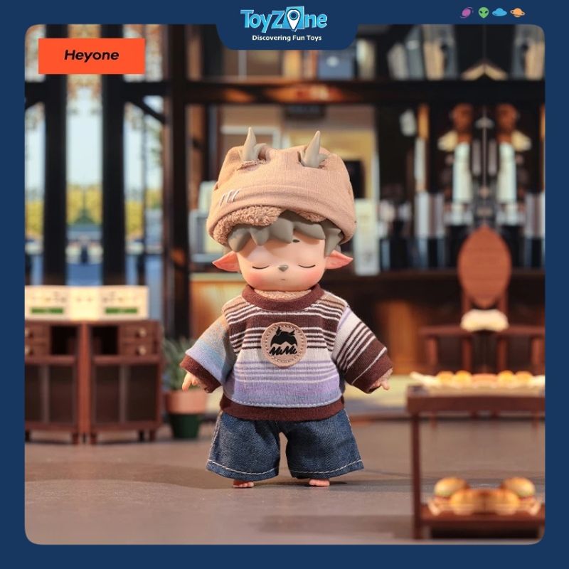 Mô hình Blind box Móc khóa Gấu bông Mimi City Walk ( Đi Dạo Trong Thành Phố ) HEYONE