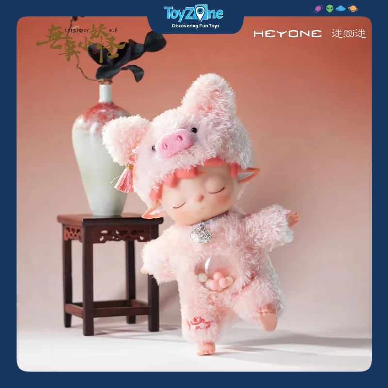  Mô hình Blind box Móc khóa Gấu bông Mimi Leisurely Elf ( Yêu Tinh Nhàn Nhã ) Plush Pendant Series HEYONE 