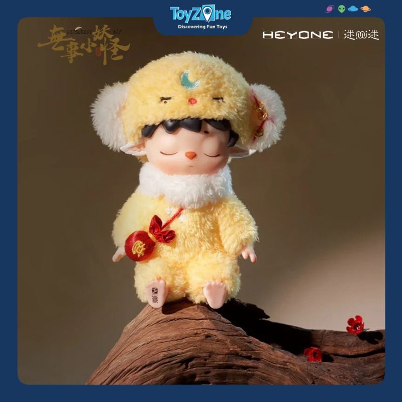  Mô hình Blind box Móc khóa Gấu bông Mimi Leisurely Elf ( Yêu Tinh Nhàn Nhã ) Plush Pendant Series HEYONE 