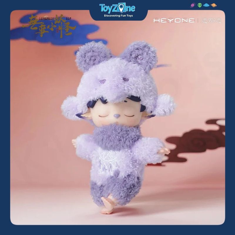  Mô hình Blind box Móc khóa Gấu bông Mimi Leisurely Elf ( Yêu Tinh Nhàn Nhã ) Plush Pendant Series HEYONE 