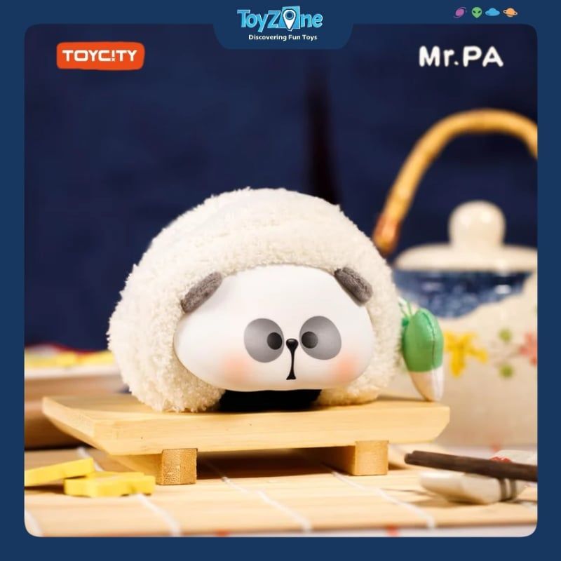 Mô hình Blind Box Móc khoá Gấu bông Mr.Pa What To Eat Today ( Hôm Nay Ăn Gì ) TOYCITY
