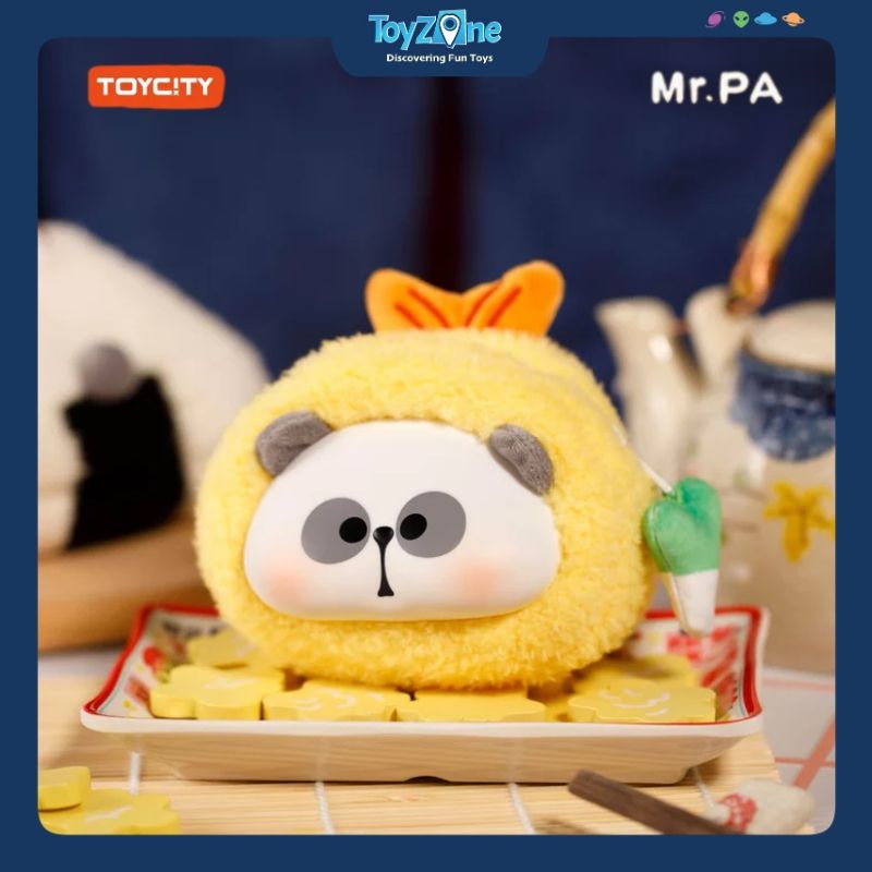 Mô hình Blind Box Móc khoá Gấu bông Mr.Pa What To Eat Today ( Hôm Nay Ăn Gì ) TOYCITY