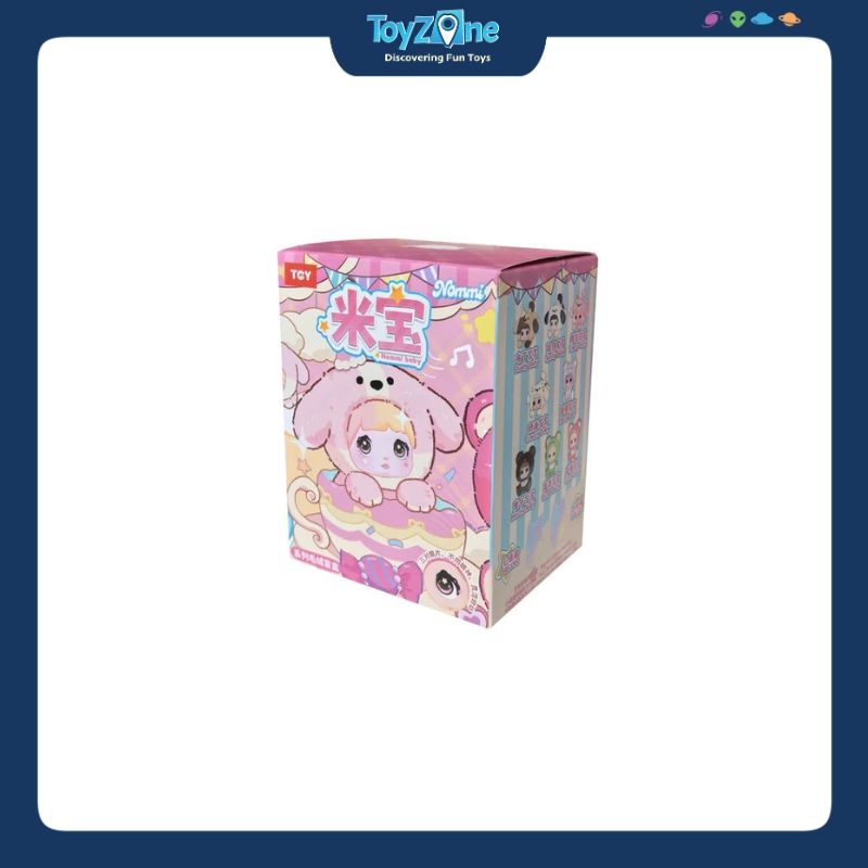 Mô hình Blind box Móc khóa Gấu bông Nommi V4 Mibao Series HITOY