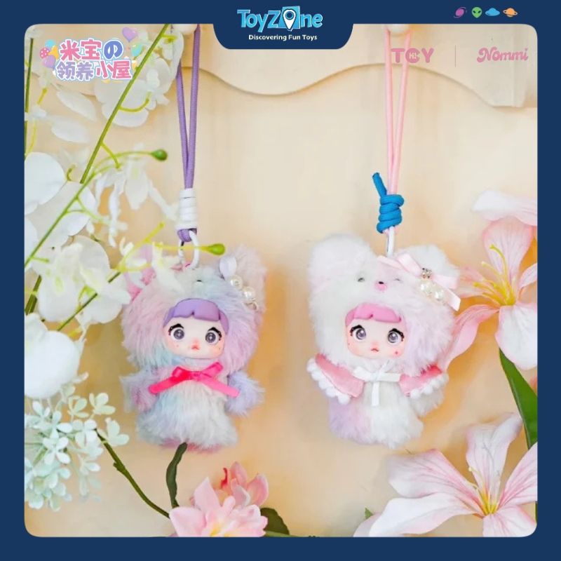 Mô hình Blind box Móc khóa Gấu bông Nommi V4 Mibao Series HITOY