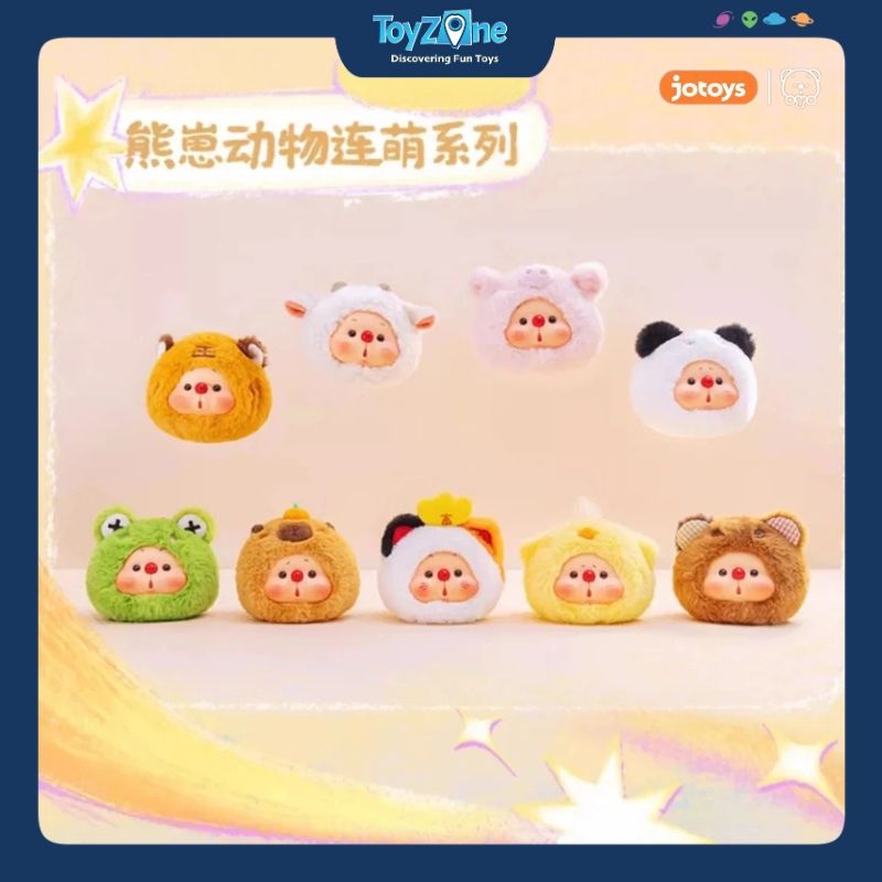 Mô hình Blind box Móc Khóa Gấu bông OYO Animal's Line ( OYO Động Vật ) JOTOYS