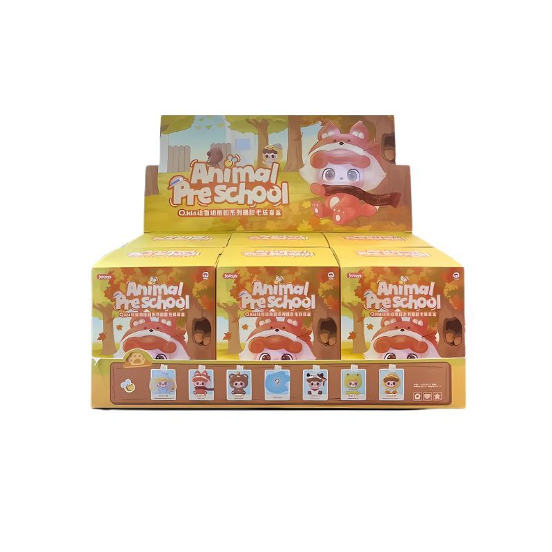 Mô hình Blind box Móc Khóa Gấu Bông QKid Animal Preschool ( Trường Mẫu Giáo Thú Cưng ) JOTOYS