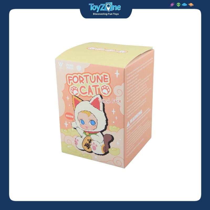 Mô hình Blind box Móc khóa Gấu bông SamSam Fortune Cat ( Mèo Thần Tài ) MINISO