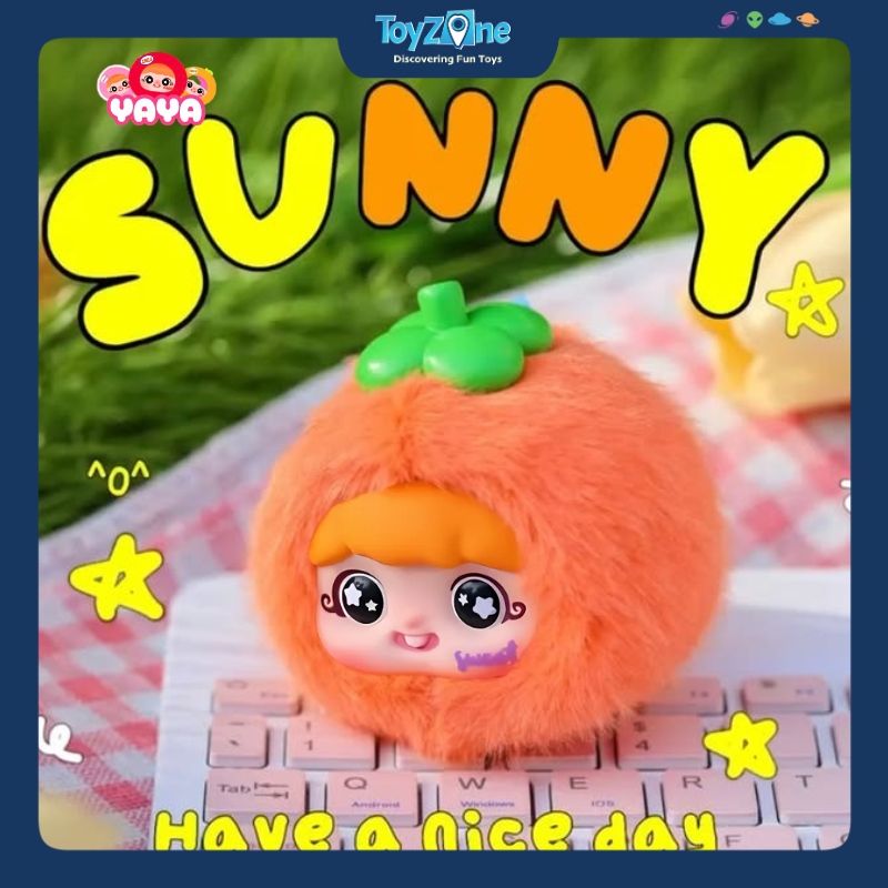  Mô hình Blind box Móc khóa Gấu bông Yaya Fun Fruits HAPPY GHOST 