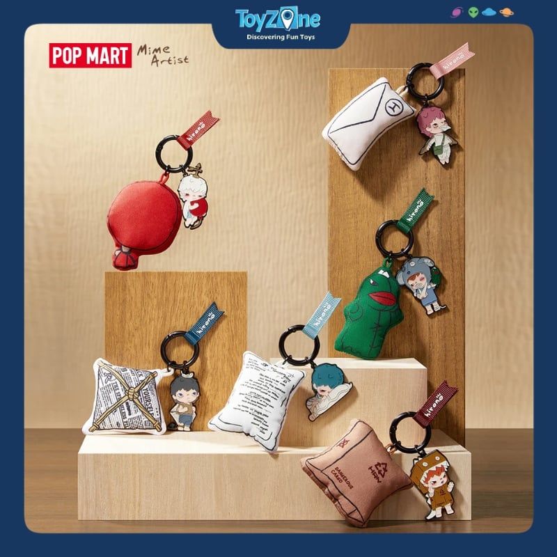 Mô hình Blind box Móc khóa Hirono Mime Series Pendant POP MART
