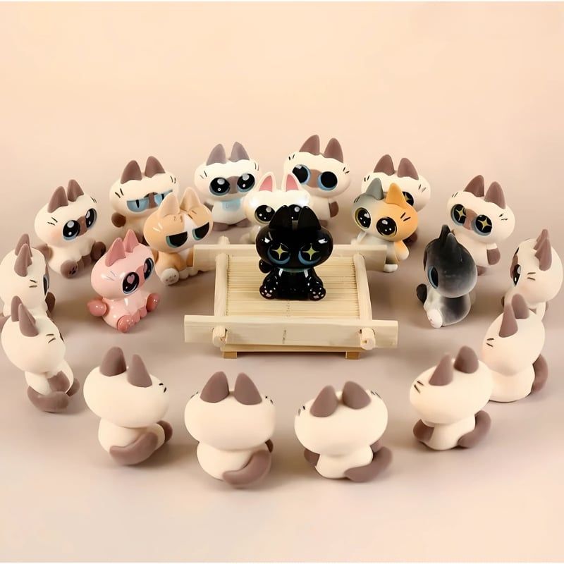 Mô hình Blind box Moe Azukisan Ver 1 Series Mini Bean NOBEKO